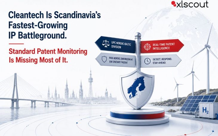 Cleantech Is Scandinavia’s Fastest-Growing IP Battleground. Standard Patent Monitoring Is Missing Most of It.