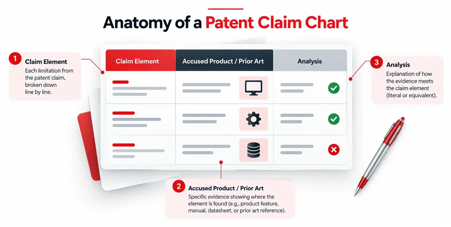 Anatomy of a Patent Claim Chart