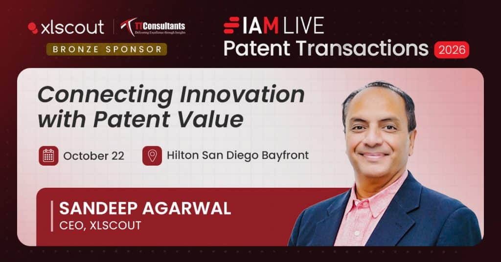 IAM Live Patent Transactions 2026 XLSCOUT San Diego